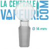Tapón de vidrio para cachimba Ø 14 mm