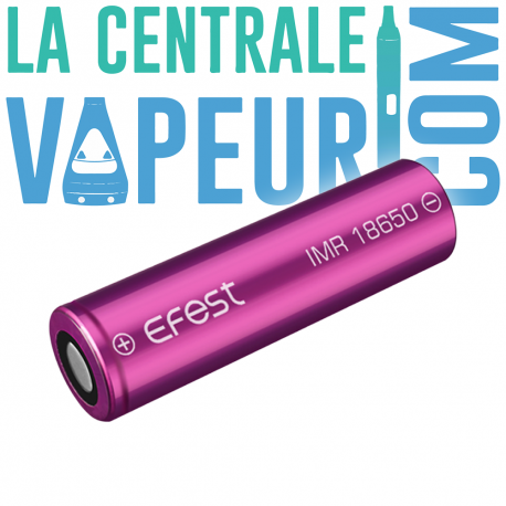 Batterie rechargeable EFEST 18650 - 3500mAh pour cigarette électronique