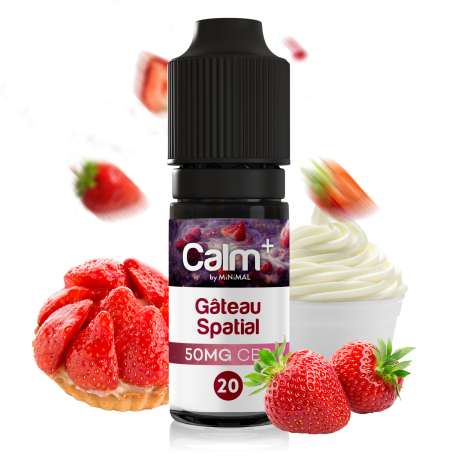 E-liquides Calm + Nicotine et CBD