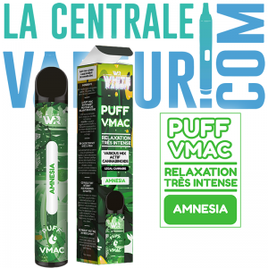 Puff 10% VMAC Amnesia (800 puffar) - White Rabbit