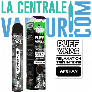 Puff 10% VMAC Afghan Kush (800 puffs) - White Rabbit