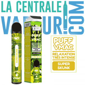 Puff 10% VMAC Super Skunk (800 puffar) - White Rabbit