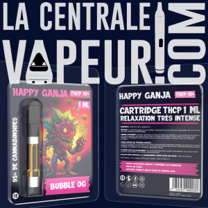 Cartouche 10 % THCP Bubble OG (1 mL) - Happy Ganja