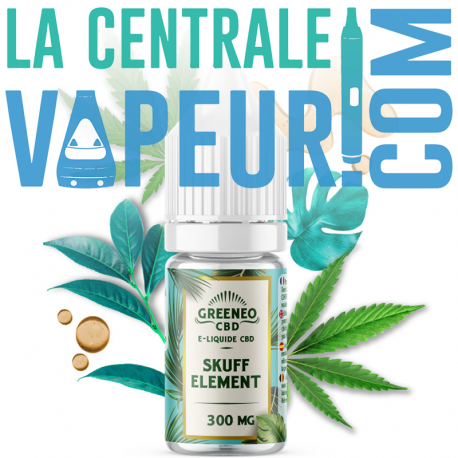 Skuff Element - Greeneo - 10ml - E-liquide avec CBD / Liquide pour cigarette électronique