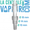 Vulkaanadapter 10 / 14 / 18 mm Easy Valve
