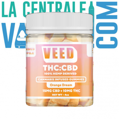 Gummibitar VEED - 300 mg Delta 9 + 450 mg CBD