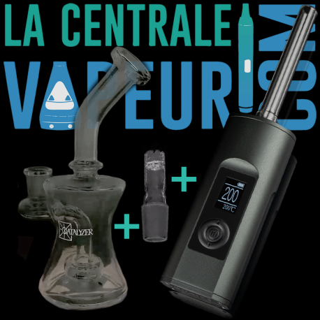 Pack Arizer Solo 2 + bubbler et adaptateur