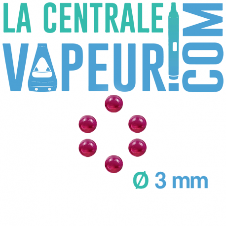 Lot de 6 Terp Pearls Rubis - JCVAP