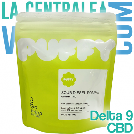 Gominolas Puffy Delta 9+CBD - 10 x 50 mg (500 mg)