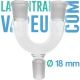 Bubbler Y-adapter (14 of 18 mm)