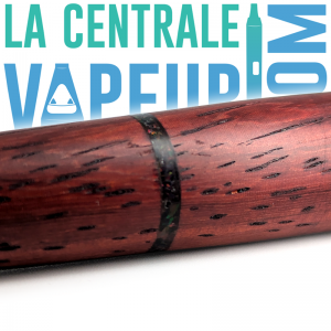 Stem en Padouk avec opale noire