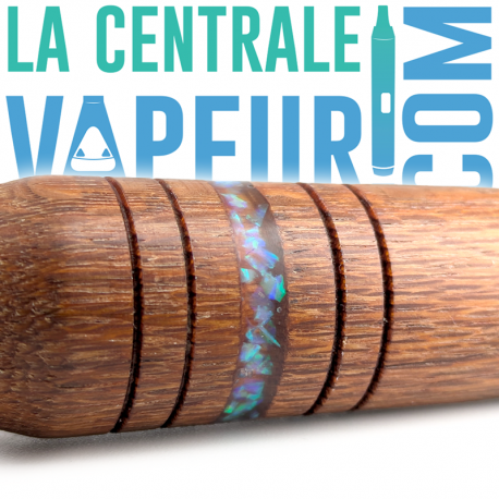 Stem en Roupala avec opale bleue glacier