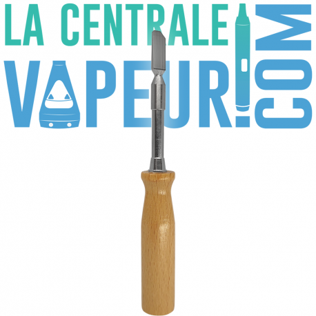 Dabber Katalyzer met houten handvat - Afneembare tip