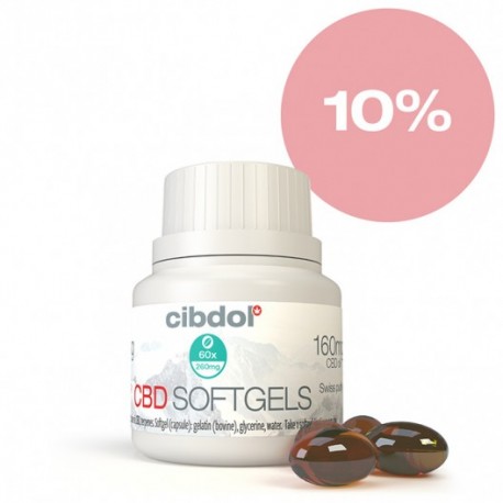 Gélules souples CBD 4% - Cibdol softgels