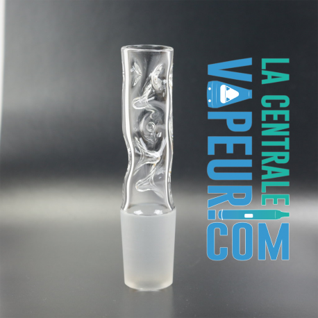 Short Glass Cooling Mouthpiece Glow RCV 18