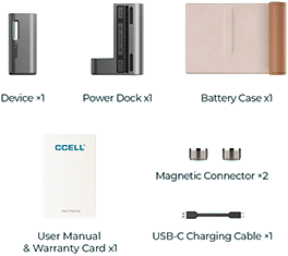 Contenu de la boîte du Fino CCELL